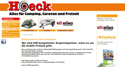 Desktop Screenshot of hoeckgmbh.de