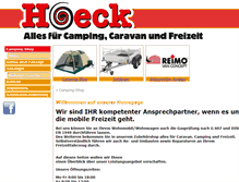 Tablet Screenshot of hoeckgmbh.de